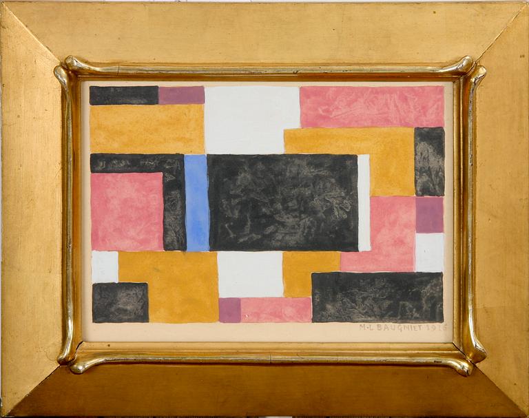 MARCEL LOUIS BAUGNIET, pastell, sign o dat 1926.