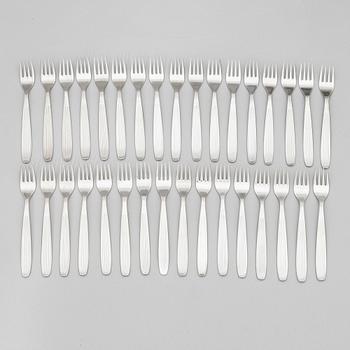 Kaj Franck, bestickserie, 220 st, rostfritt stål, "Scandia", Hackman Sorsakoski. Formgiven 1952.
