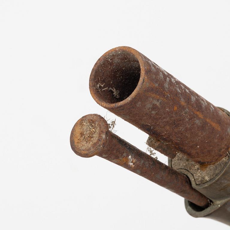 A Swedish percussion rifle, navy pattern 1845.