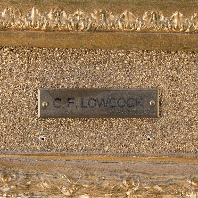 CHARLES FREDERICK LOWCOCK,  tillskriven, olja på duk, signerad CF Lowcock, daterad 1870.