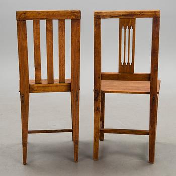 Two 19th century chairs.