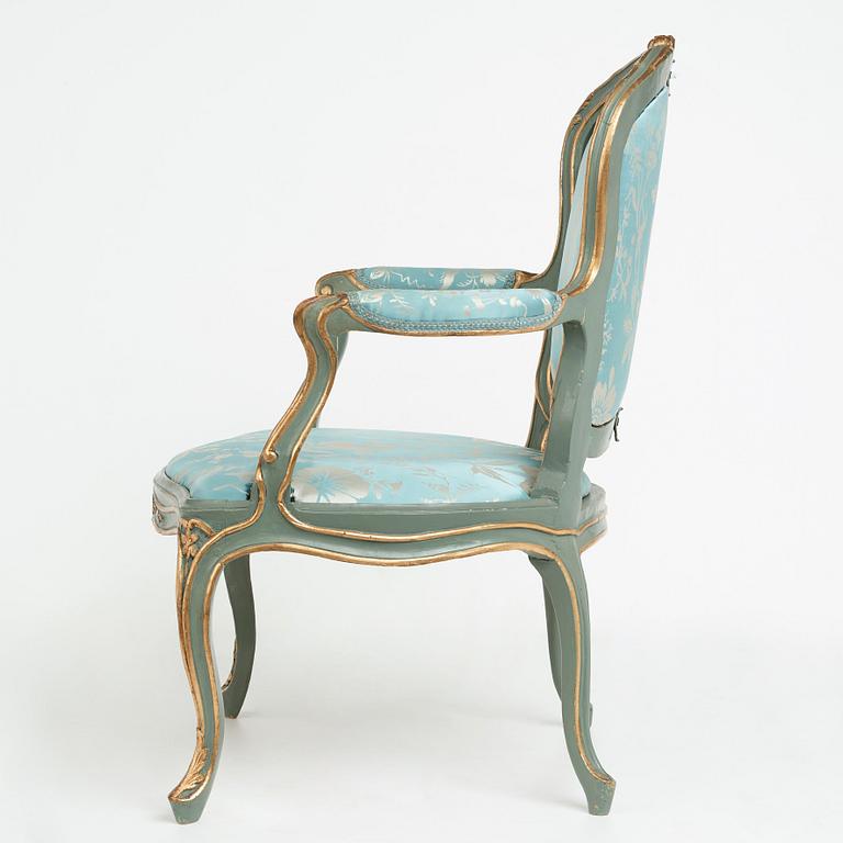 A Swedish Rococo 18th century chair.