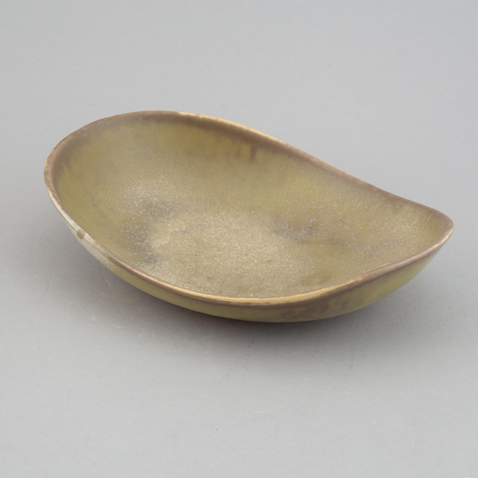 Carl-Harry Stålhane, a stoneward bowl, Rörstrand, 1950's/60's.