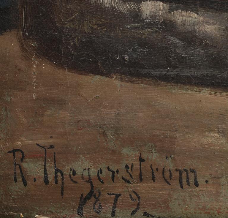 ROBERT THEGERSTRÖM, olja på duk, sign o dat 1879.