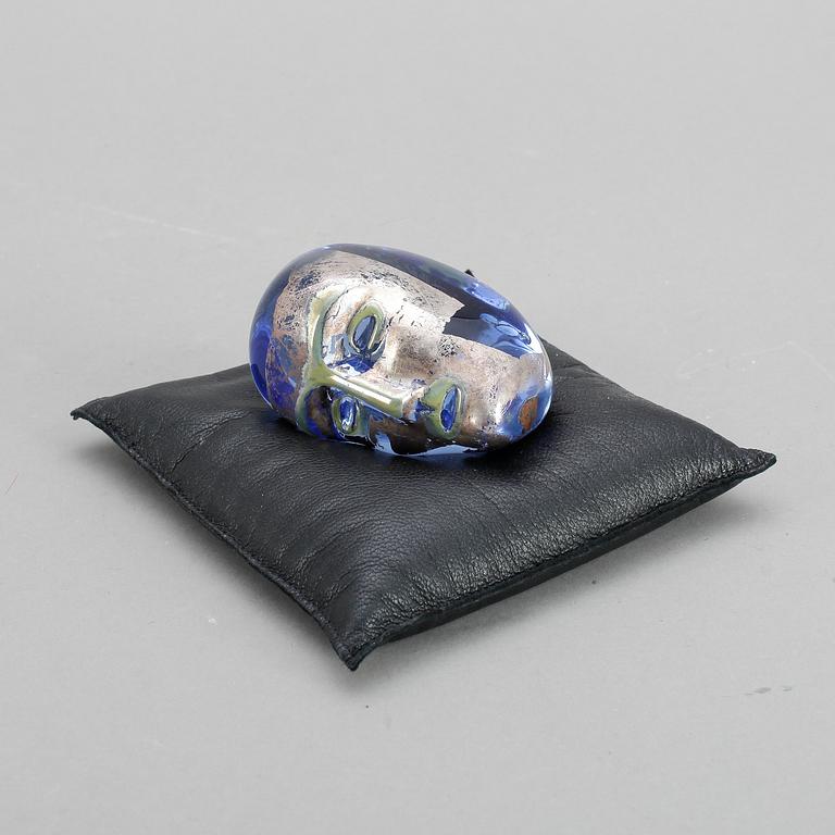 SKULPTUR, glas, Bertil Vallien, Kosta Boda. Signerad och numrerad 7194021.