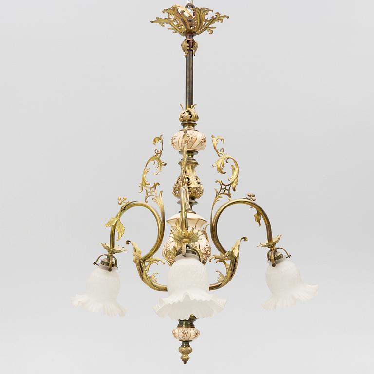 A ceiling lamp, early 20th century.