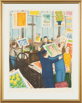 Lennart Jirlow, lithograph in colours, 1990, signed 46/280.