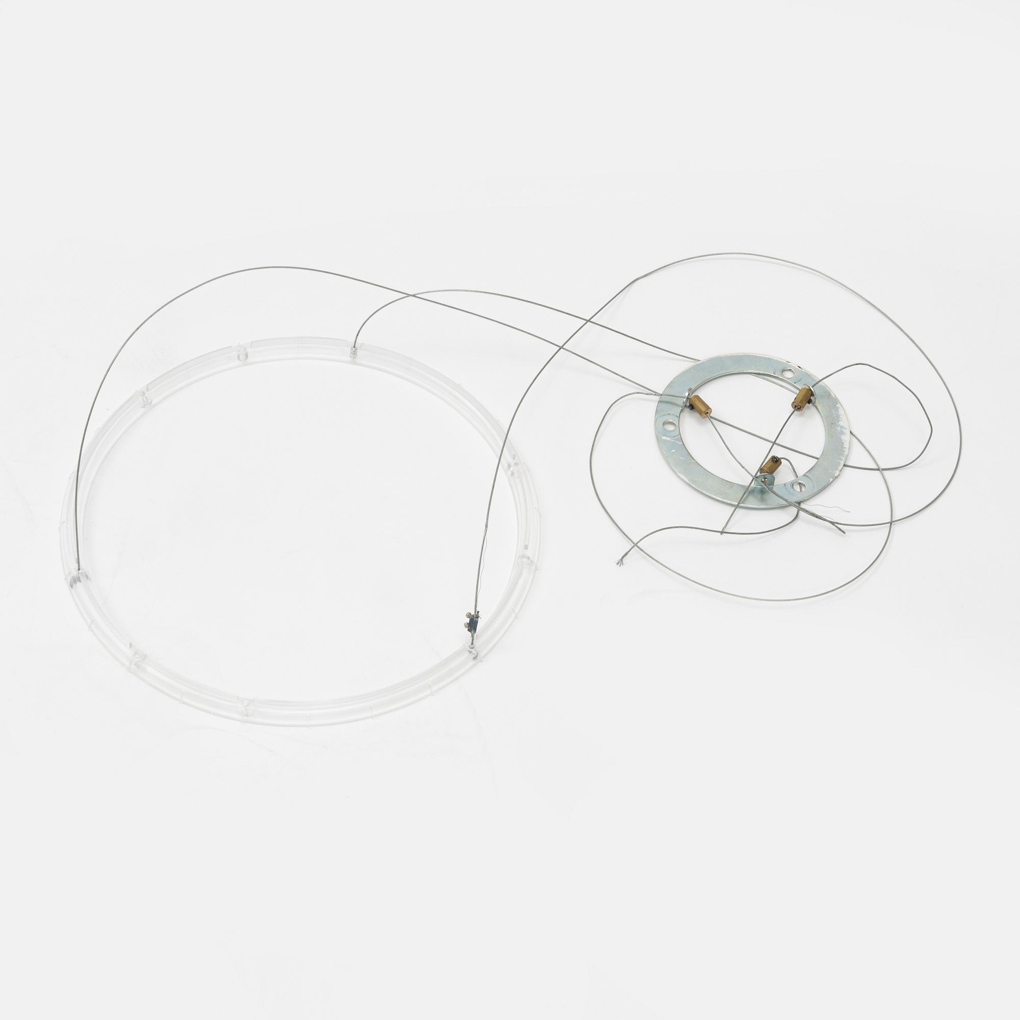 Philippe Starck, a 'Romeo Moon' glass ceiling light, Flos, Italy.