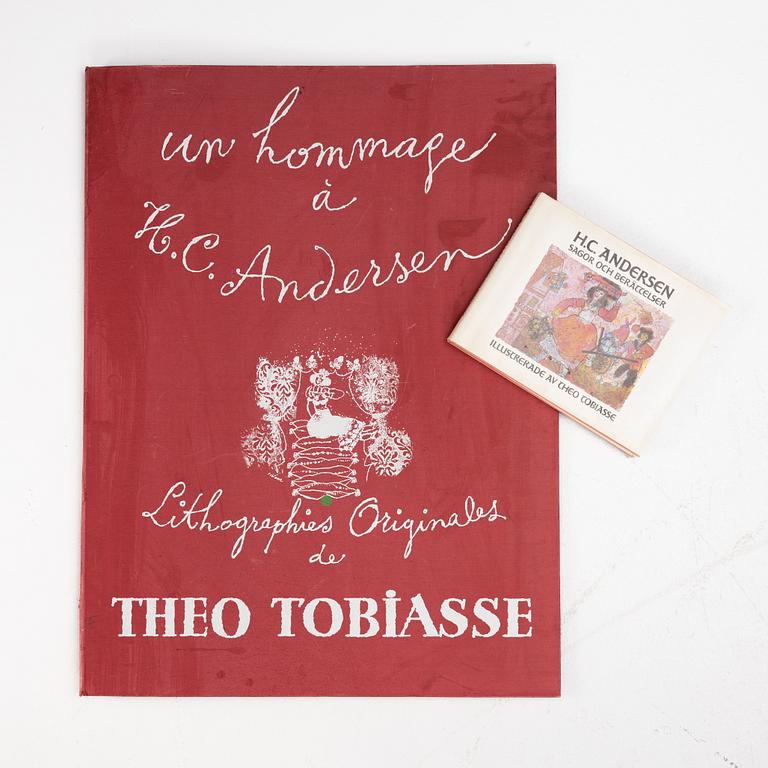 Theo Tobiasse, Portfolio with 18 colour lithographs, "Un hommage à H.C. Andersen".