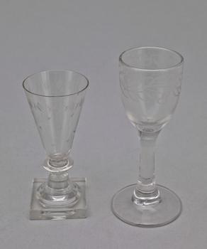 PARTI GLAS, 9 delar, 1800-tal.