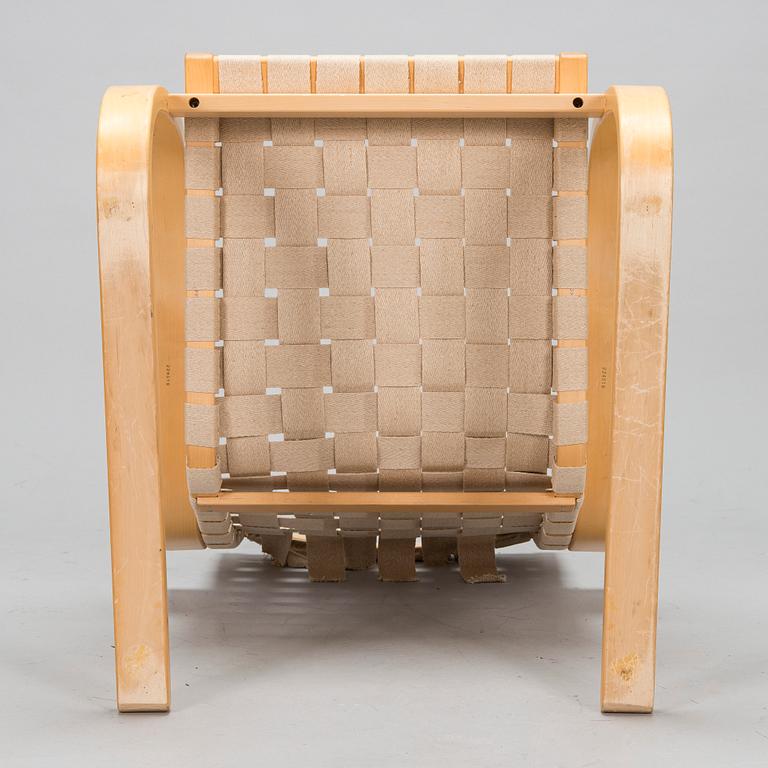 Alvar Aalto, nojatuoli, malli 406, Artek, 1900-luvun loppu.