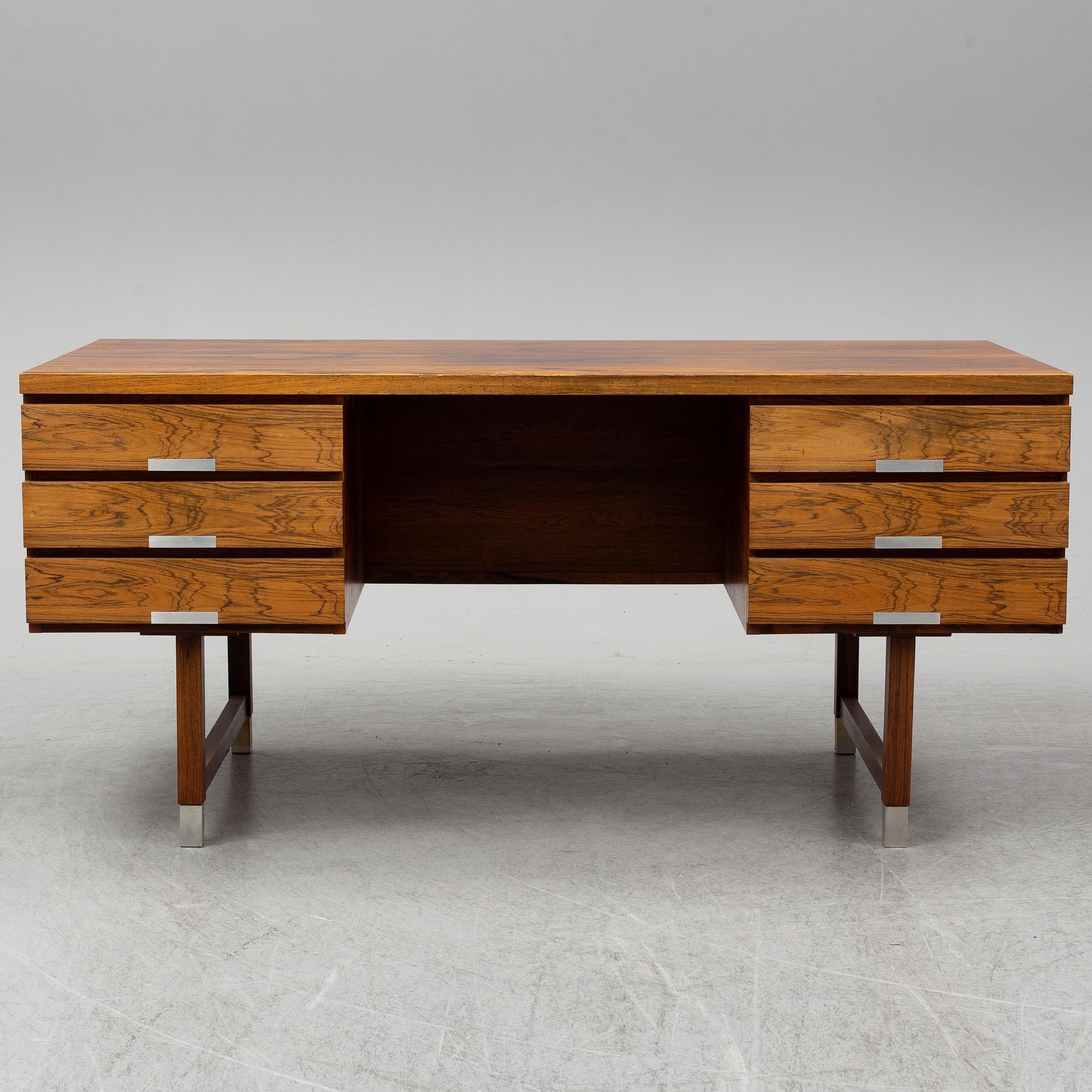 KAI KRISTIANSEN, skrivbord, Preben Skov Andersen, PSA Furniture, Danmark, 1960/70-tal.