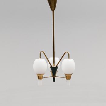 TAKLAMPA, 1900-talets mitt. Höjd 74 cm.