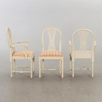 MATGRUPP 8 dlr gustaviansk stil 1900-talets mitt.