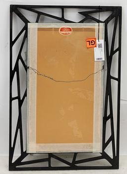 Mirror, 'Konkret', Eden mirror, Gustafs, 1950s/60s.