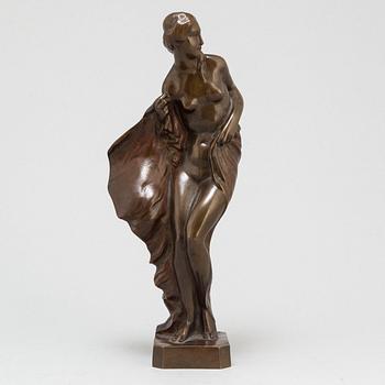 KARL SCHMITZ, sculpture, bronze, signed Karl Schmitz, Wien, circa 1900.