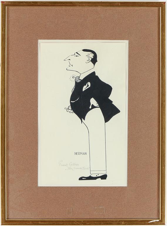 EINAR NERMAN, blandteknik, signerad.