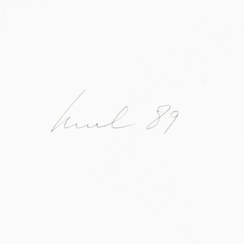 Raul Meel, färgserigrafi, 1989, signerad 3/50.