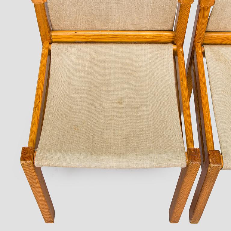Pirkko Stenros, tuoleja, 8 kpl, Artek, 1950-luku.