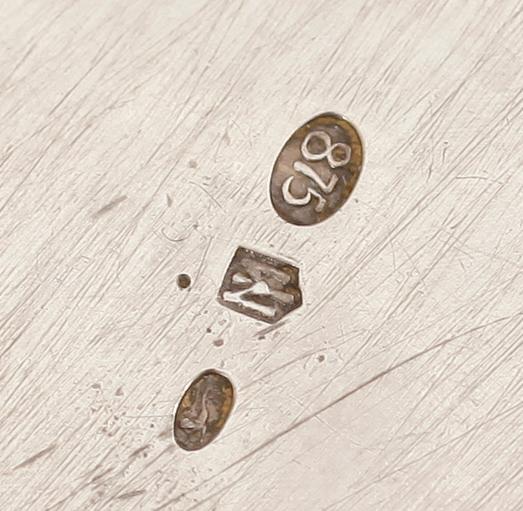 SKÅL, silver, sannolikt Estland, sekelskiftet 1900. Vikt ca 159 gram.