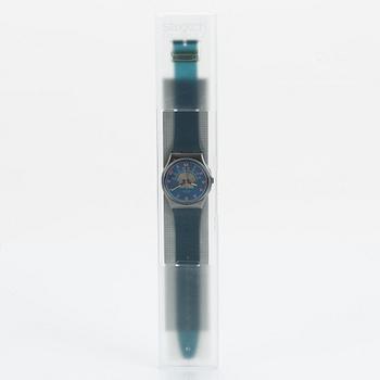 Swatch, Blue Tune, armbandsur, 34 mm.