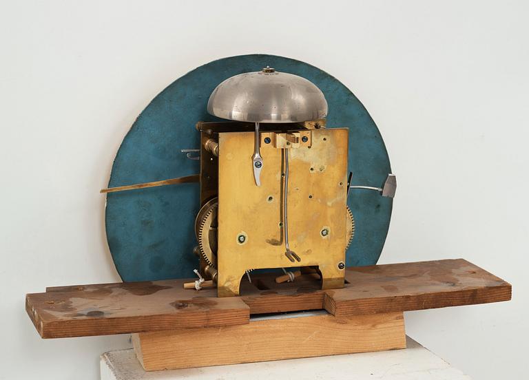 GOLVUR med spelverk, av Peter Strand 1798, med 14 stycken musikrullar. Sengustavianskt.