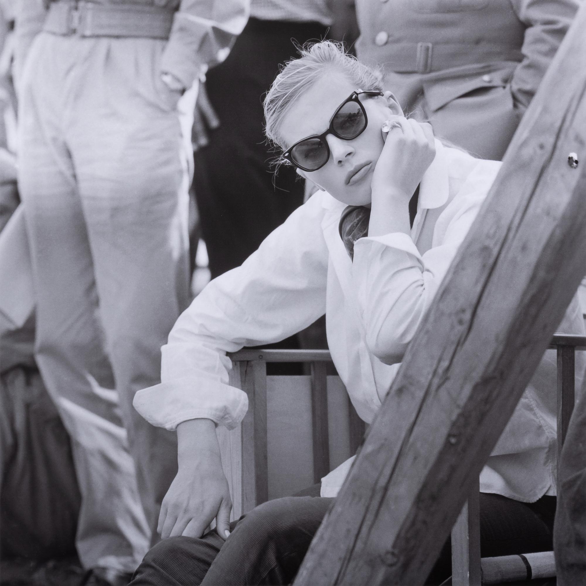 Per-Olow Anderson, "Anita Ekberg", 1956 during the Paramount production of "War and Peace".