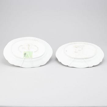 A set of two porcelain serving dishes from the Marcolini period (1774-1814).