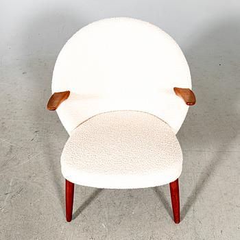 Svend Aage Eriksen, karmstolar ett par "Pingvin" modell GM18 Glostrup Møbelfabrik Danmark 1960-tal.