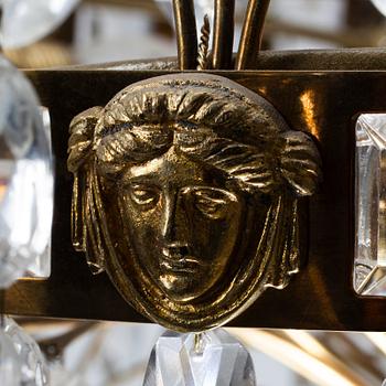 TAKKRONA, gustaviansk stil, ca 1900. Höjd 90 cm.