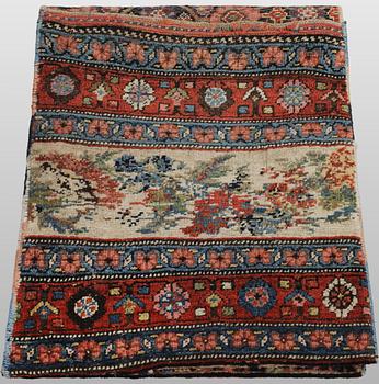 Rug, oriental, semi-antique Bidjar, 125 x 52 cm.