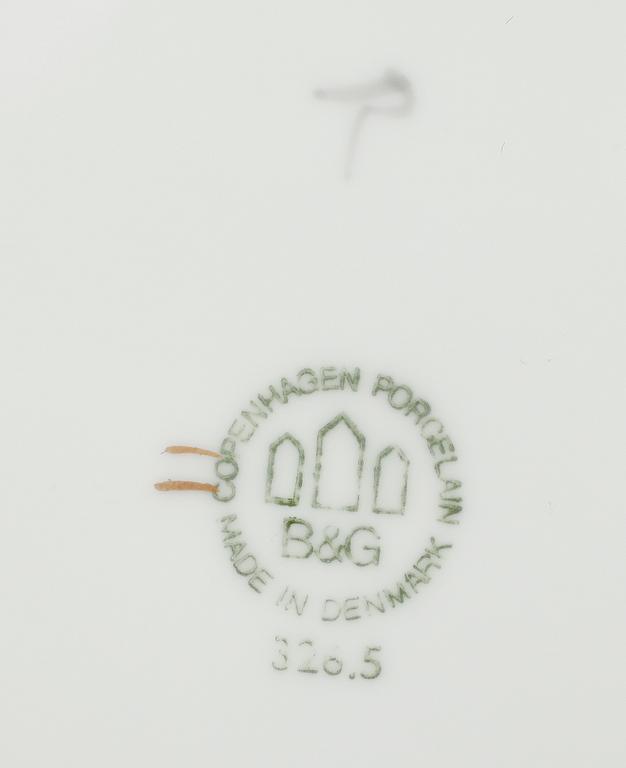 MATSERVIS, 36 del, porslin, "Måsen", Bing & Gröndahl.