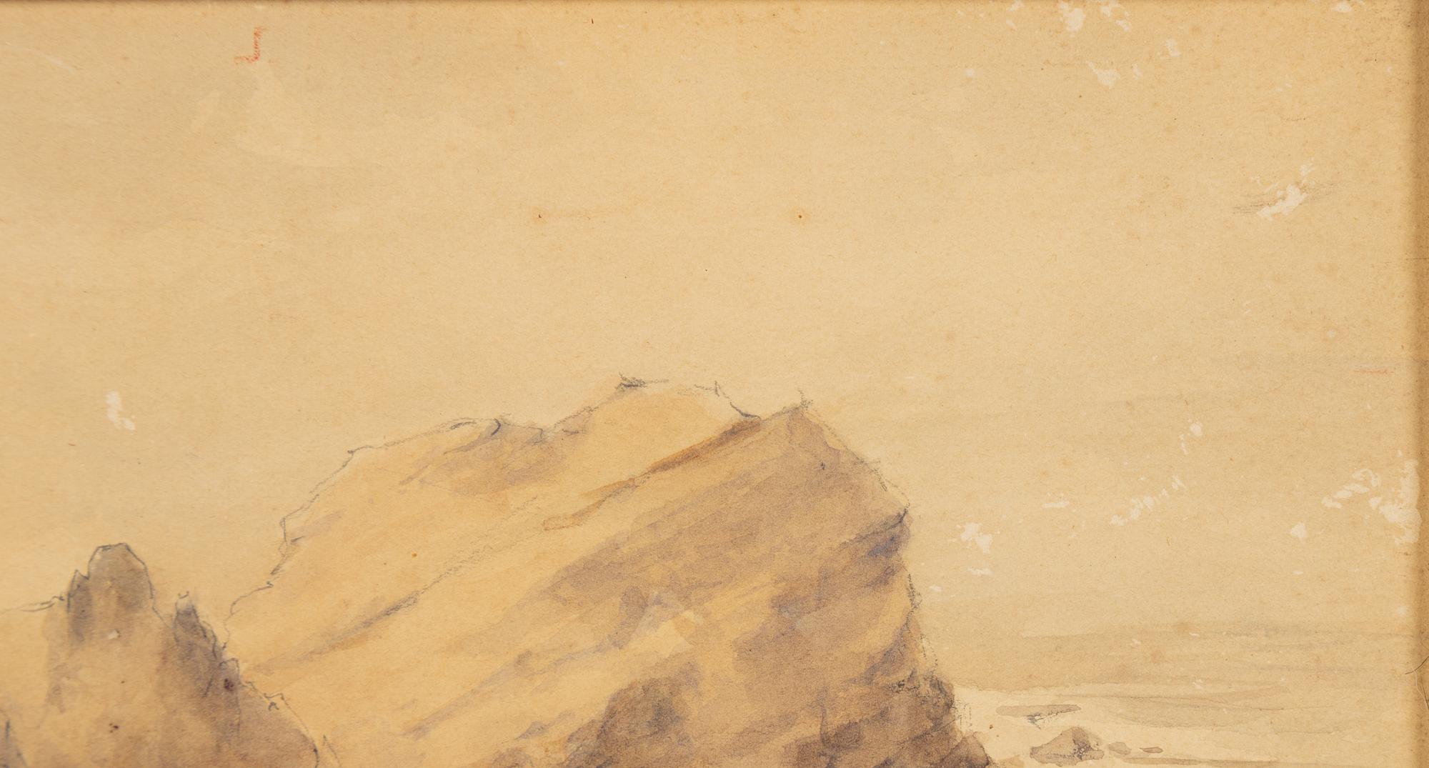Ethel Sophia Cheeswright, akvarell, signerad.