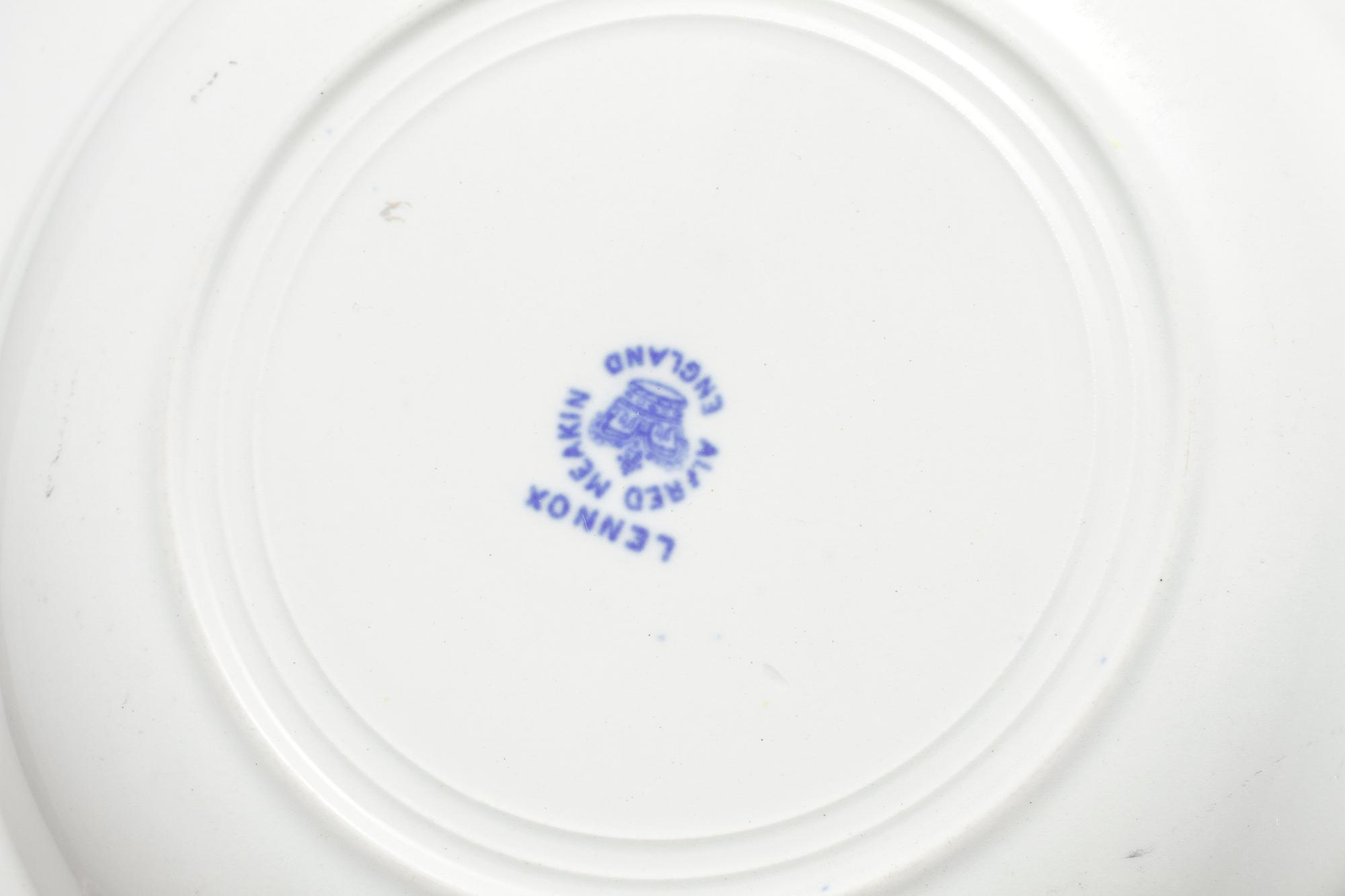 SERVISDELAR, 48 st, flintgods, "Lennox", Alfred Meakin, England, 1900-talets början.