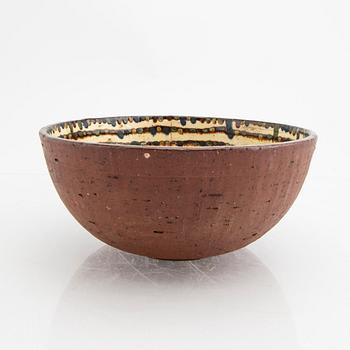 Signe Persson-Melin, a signed 1940/50s stneware bowl.