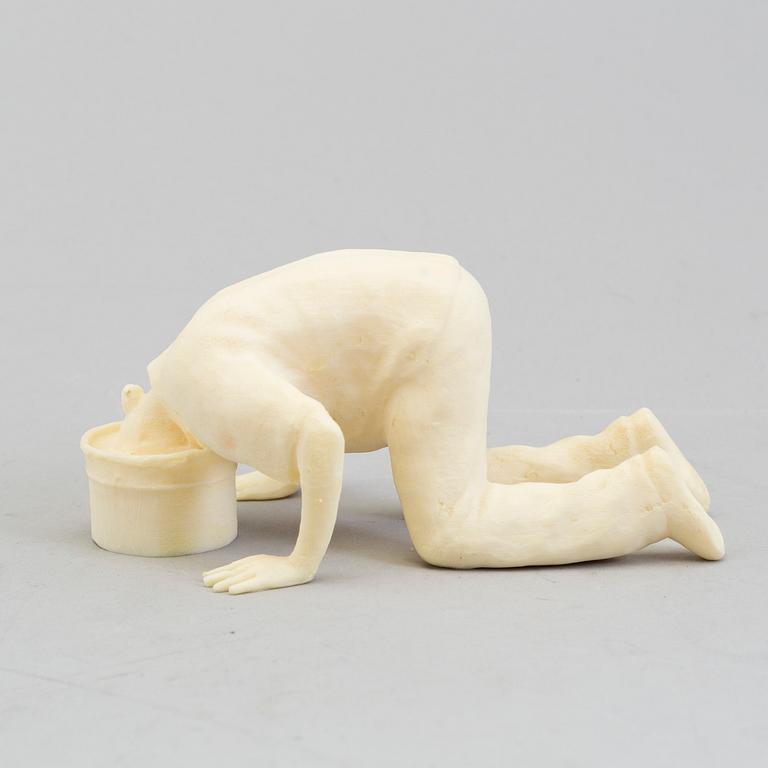 FREDRIK WRETMAN, skulptur, plast, monogramsignerad, daterad -10 och numrerad 37/80.