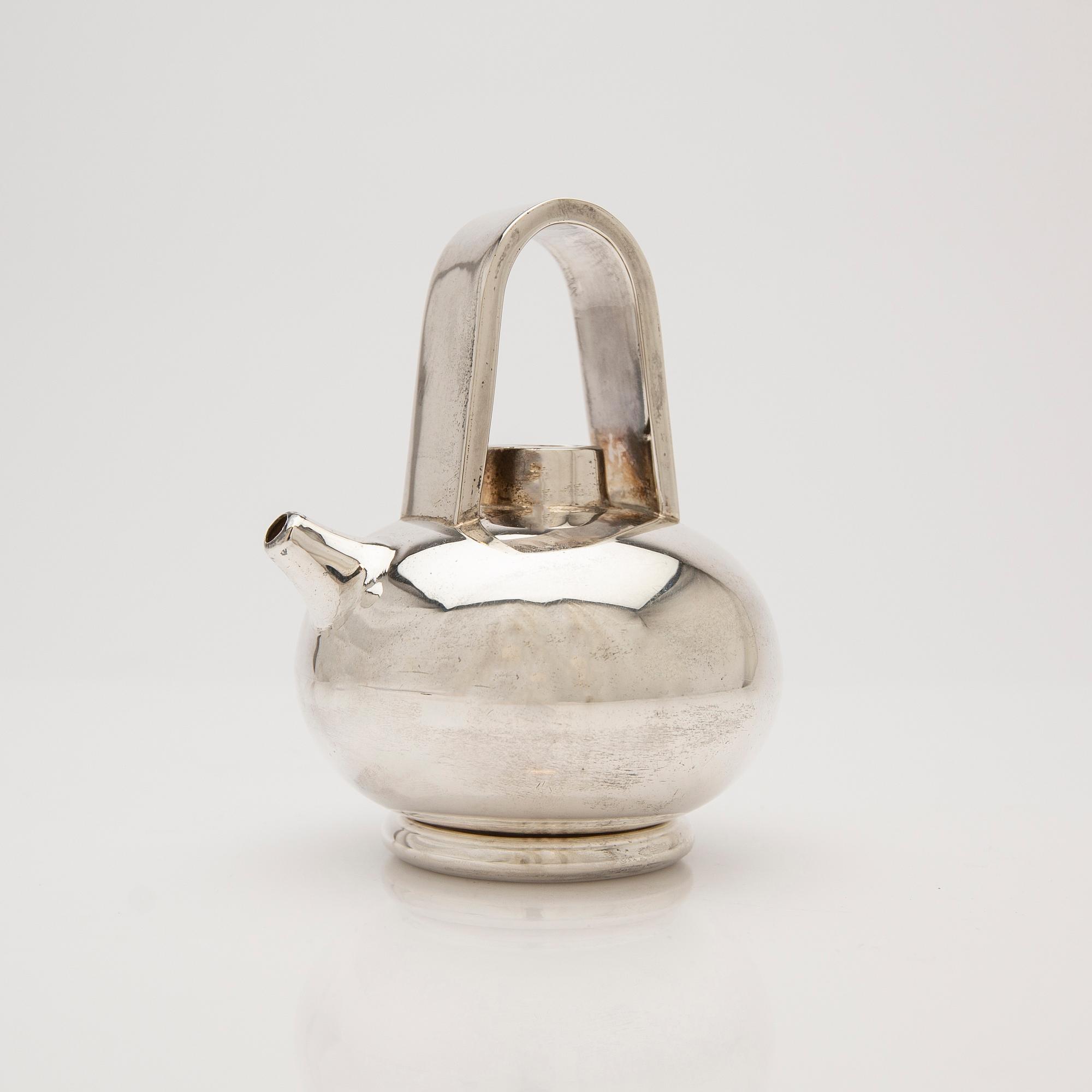 Teapot, sterling silver, Mexico.