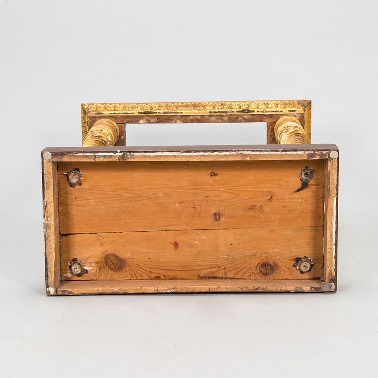 A late Gustavian console table, attributed to Jonas Frisk (Stockholm 1805-24).