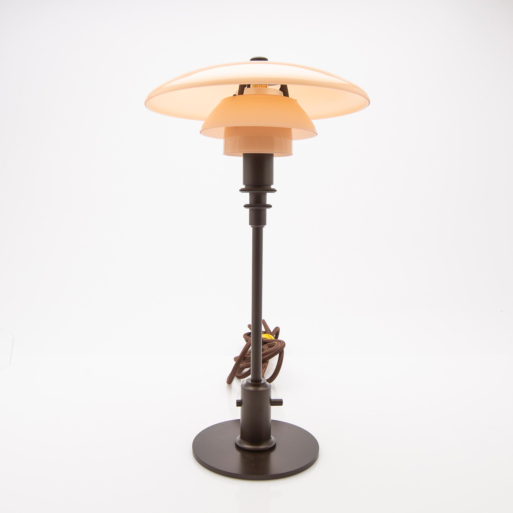 Poul Henningsen, Table lamp, "PH2/1 Dusty Terracotta", Louis Poulsen, Denmark, Limited Edition, 2024.