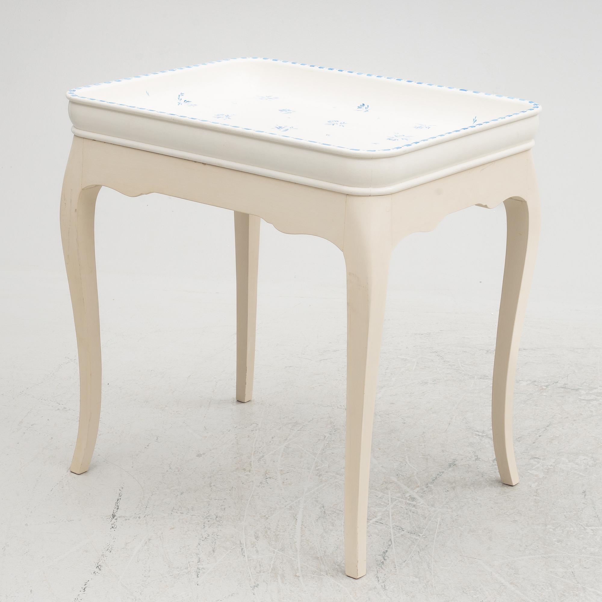A 'Hällestad'  table, from IKEA's 18th-century series, late 20th Century.