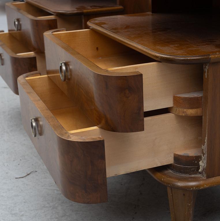 Sängbord ett par, 1940-tal.