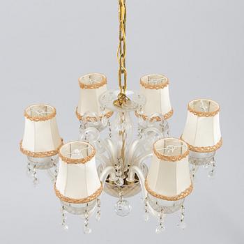 Chandelier, later half of the 20th century.