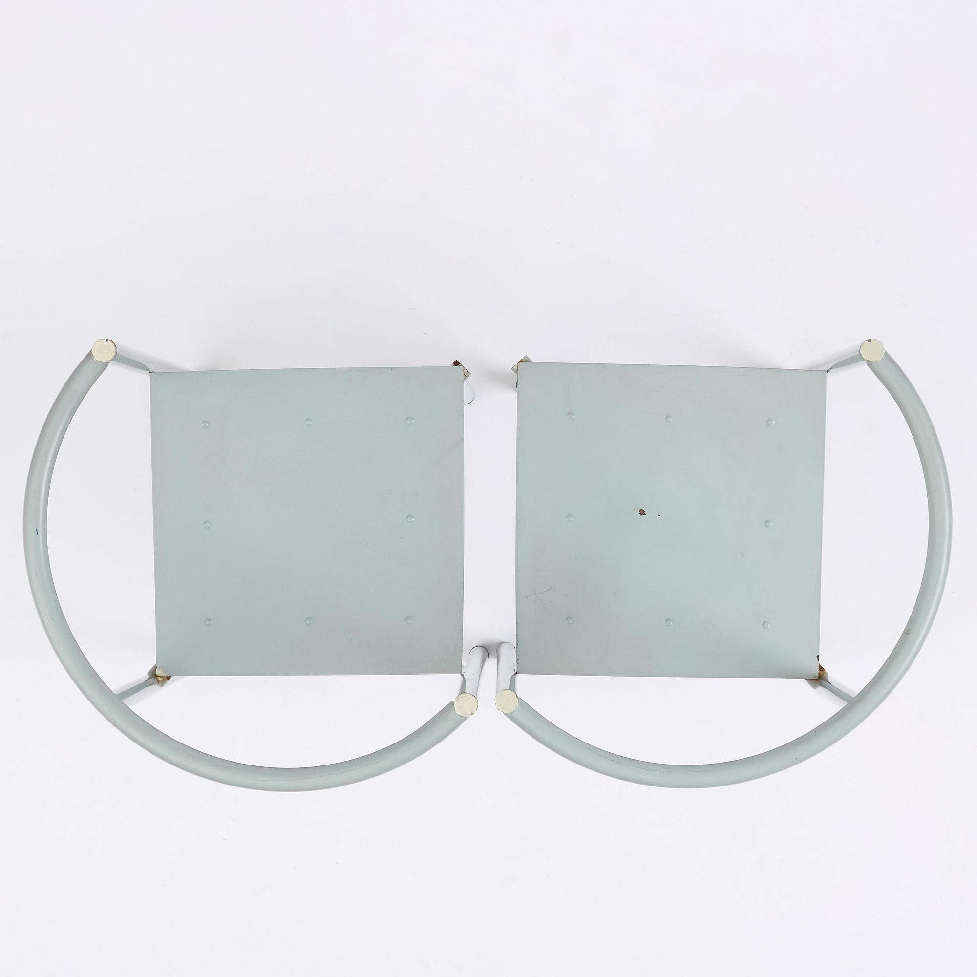 Philippe Starck, a pair of "Wendy Wright" chairs, Disform, Spain, post 1986.