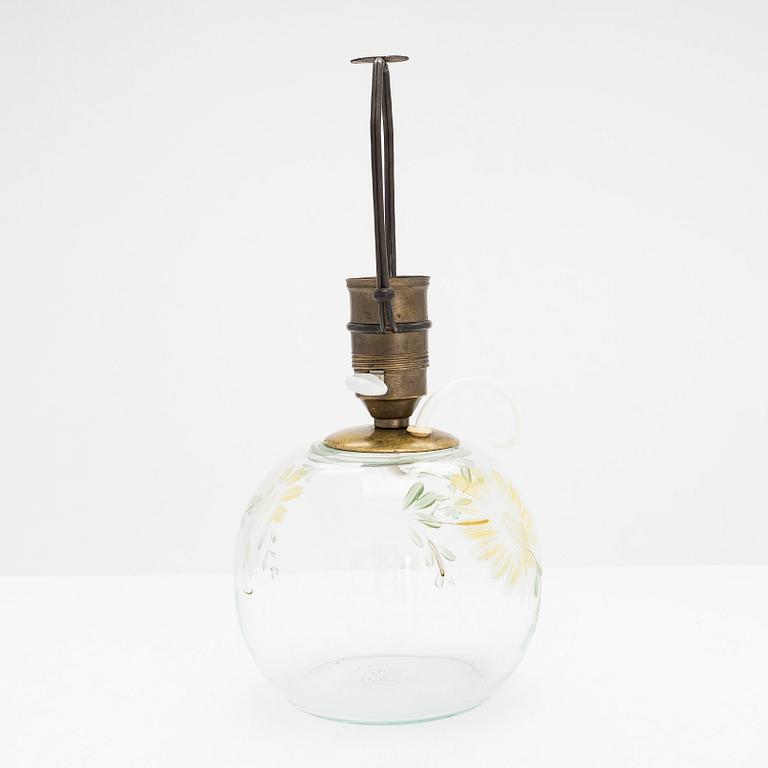 Bordslampa, Köklax Glasbruk 1940-tal.