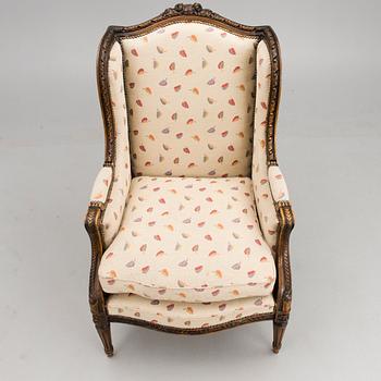 A French 18th Century Wingback Chair.