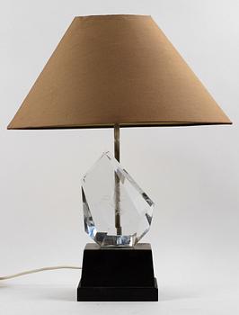 BORDSARMATURER, 2 st, glas, bl.a design Carl Fagerlund Orrefors.