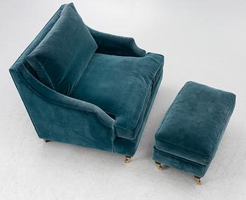 Armchair and footstool, JIO furniture, contemporary.