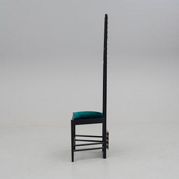 CHARLES RENNIE MACKINTOSH, stol, "Hill House 1", Cassina, Italien. Formgiven 1902.