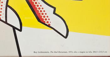 ROY LICHTENSTEIN, utställningsaffisch.