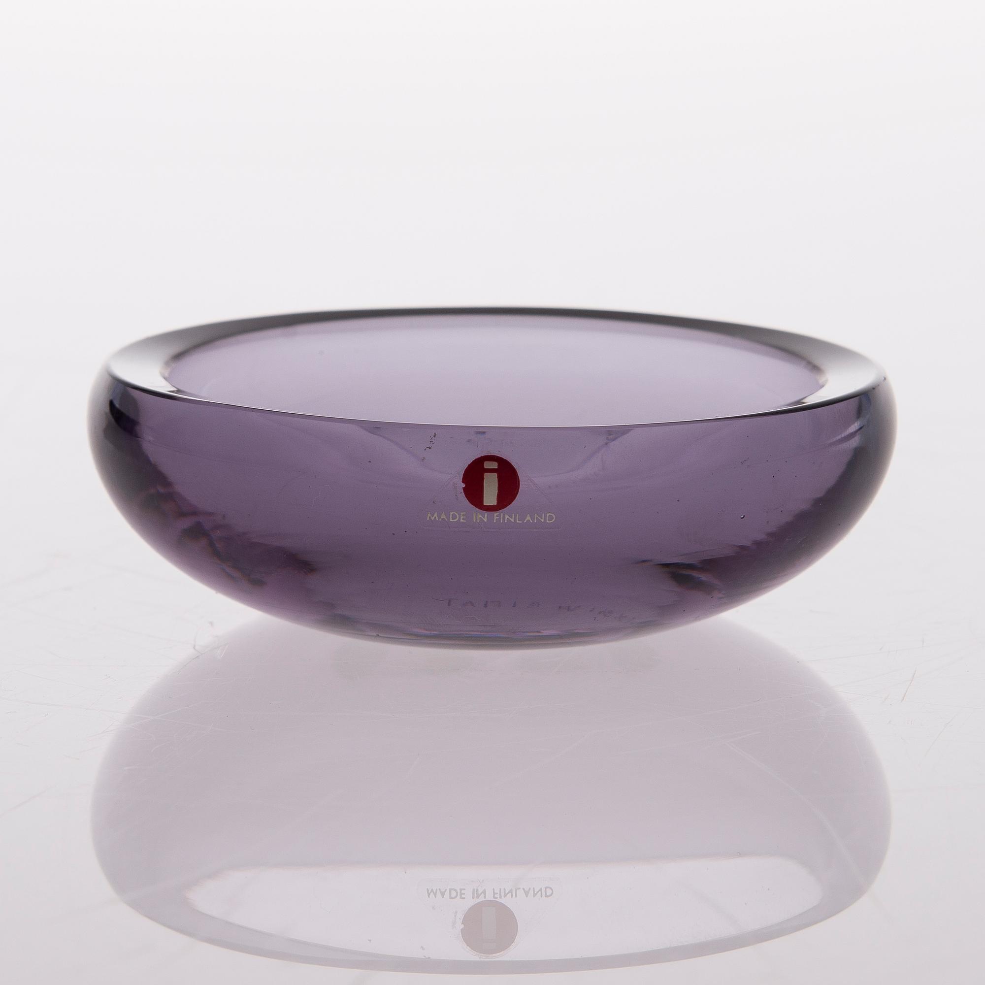 TAPIO WIRKKALA, MALJA, lasia, signeerattu Tapio Wirkkala 3680.